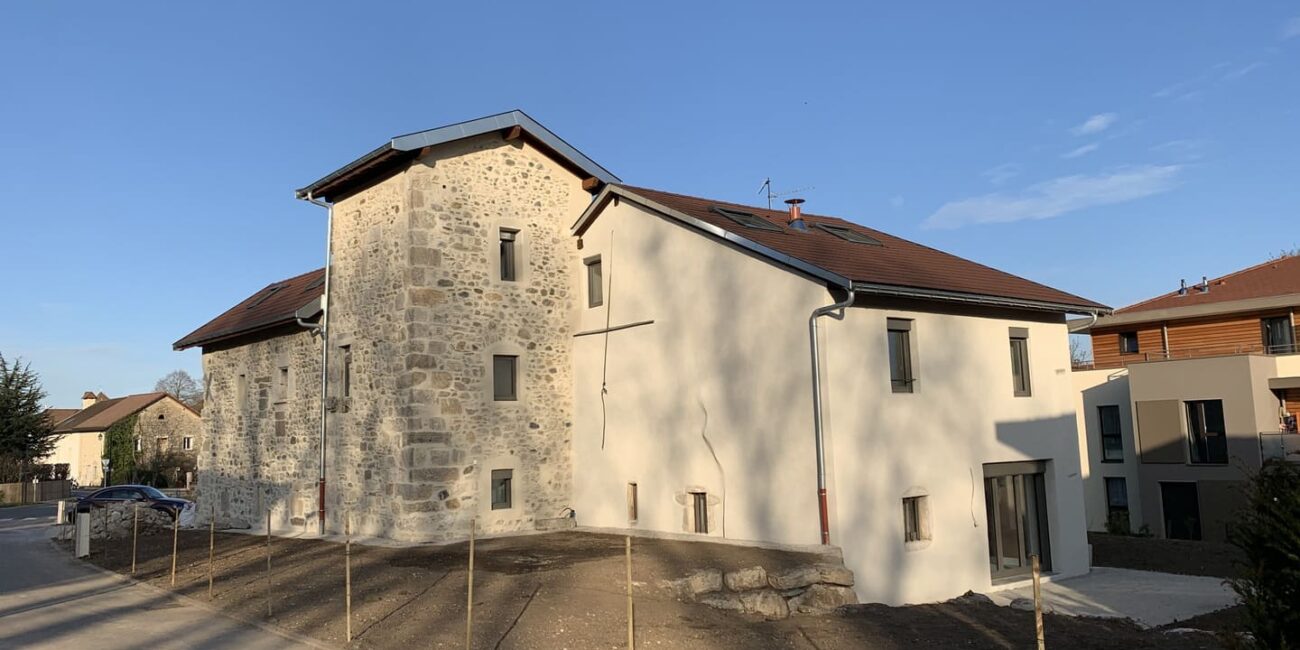 Restauration d'une ancienne habitation à Crozet