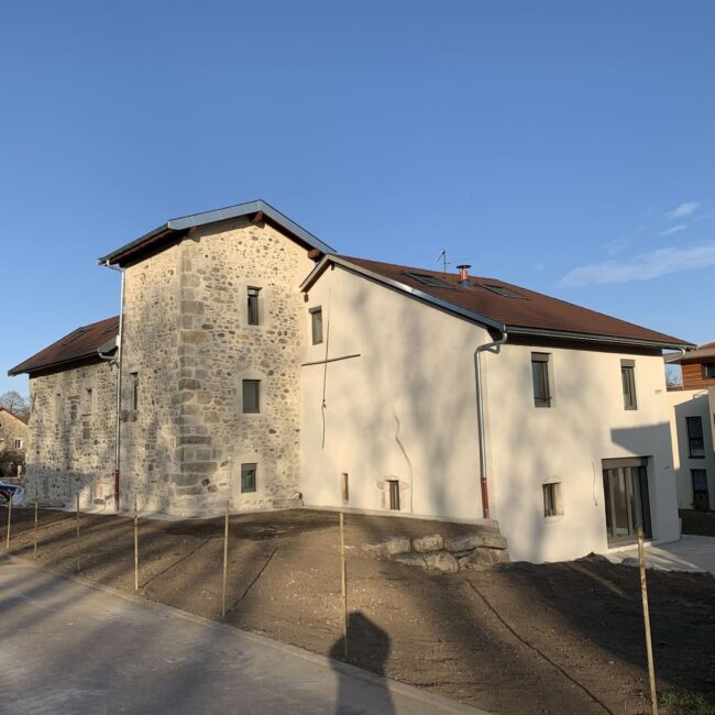 Restauration d'une ancienne habitation à Crozet